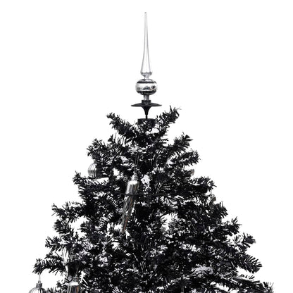 Schneiender Weihnachtsbaum mit Schirmfuß Schwarz 170 cm PVC - Pazzar.ch