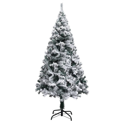 Künstlicher Weihnachtsbaum mit Schnee Grün 150 cm PVC - Pazzar.ch