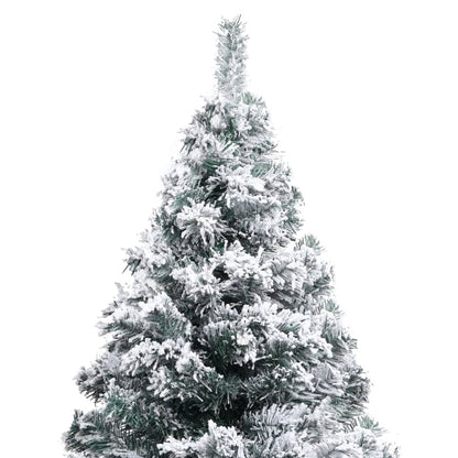 Künstlicher Weihnachtsbaum mit Schnee Grün 150 cm PVC - Pazzar.ch