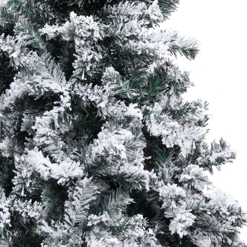 Künstlicher Weihnachtsbaum mit Schnee Grün 150 cm PVC - Pazzar.ch