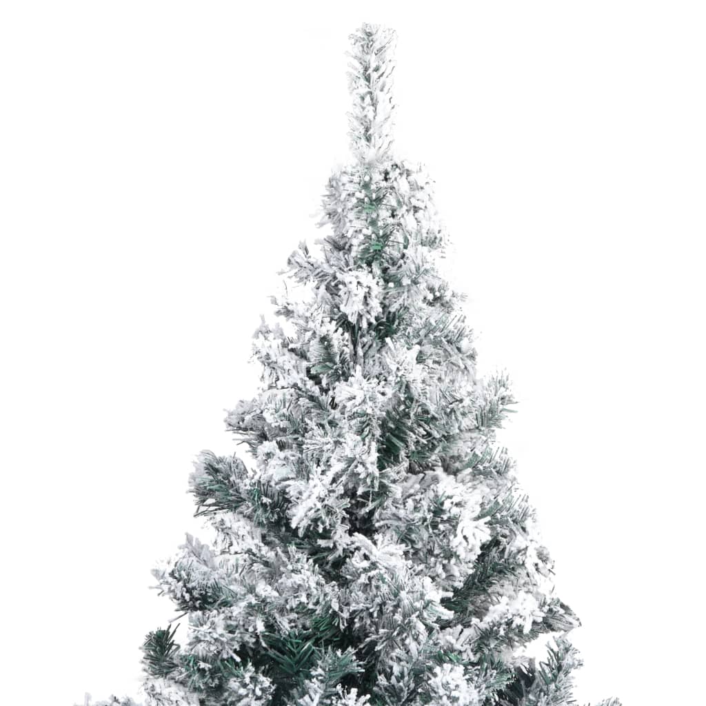 Künstlicher Weihnachtsbaum mit Schnee Grün 240 cm PVC - Pazzar.ch