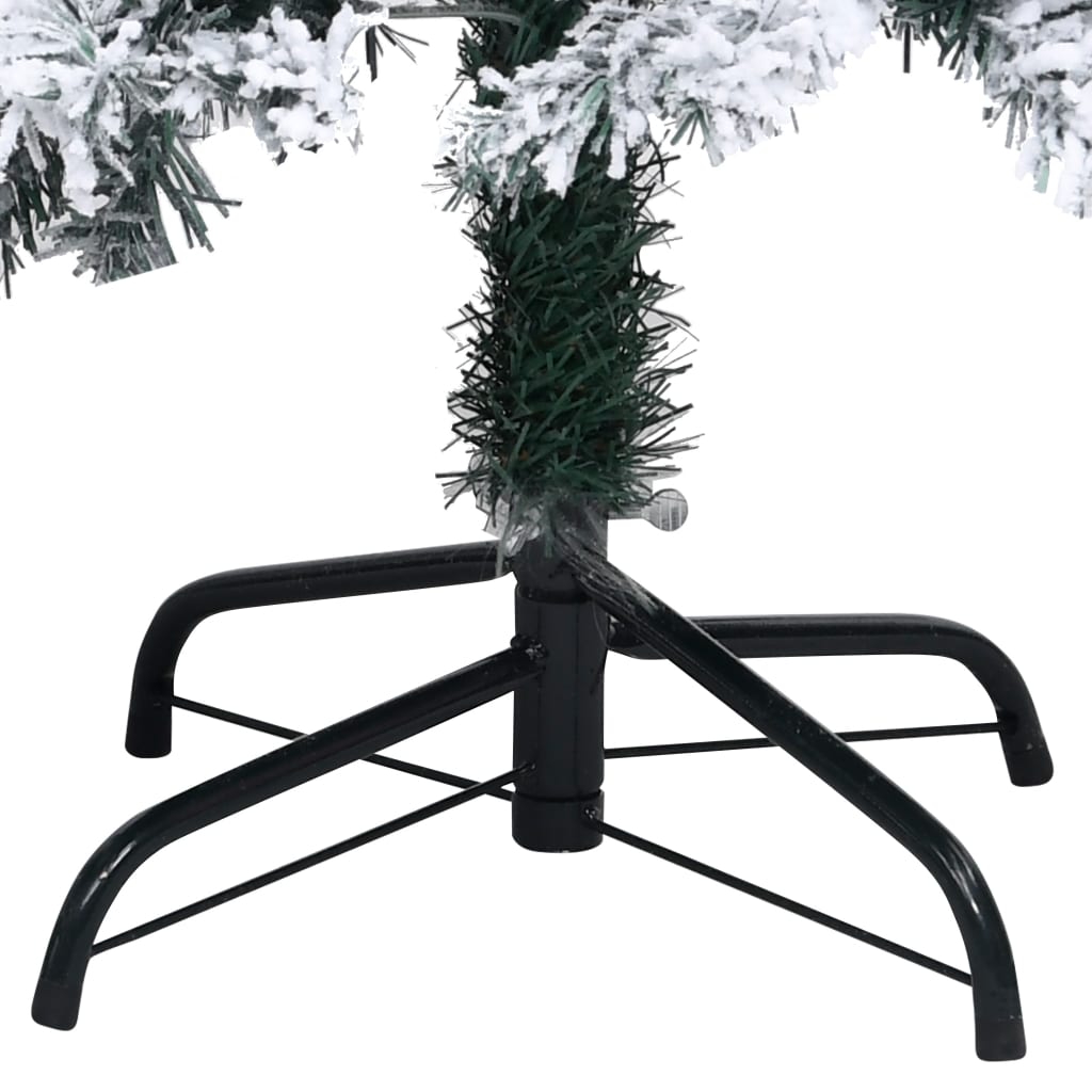 Künstlicher Weihnachtsbaum mit Schnee Grün 240 cm PVC - Pazzar.ch