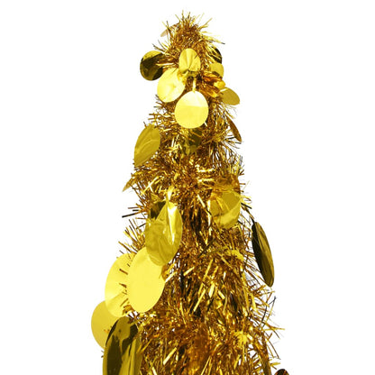 Künstlicher Pop-Up-Weihnachtsbaum Golden 150 cm PET - Pazzar.ch