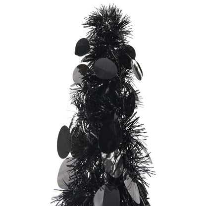 Künstlicher Pop-Up-Weihnachtsbaum Schwarz 120 cm PET - Pazzar.ch