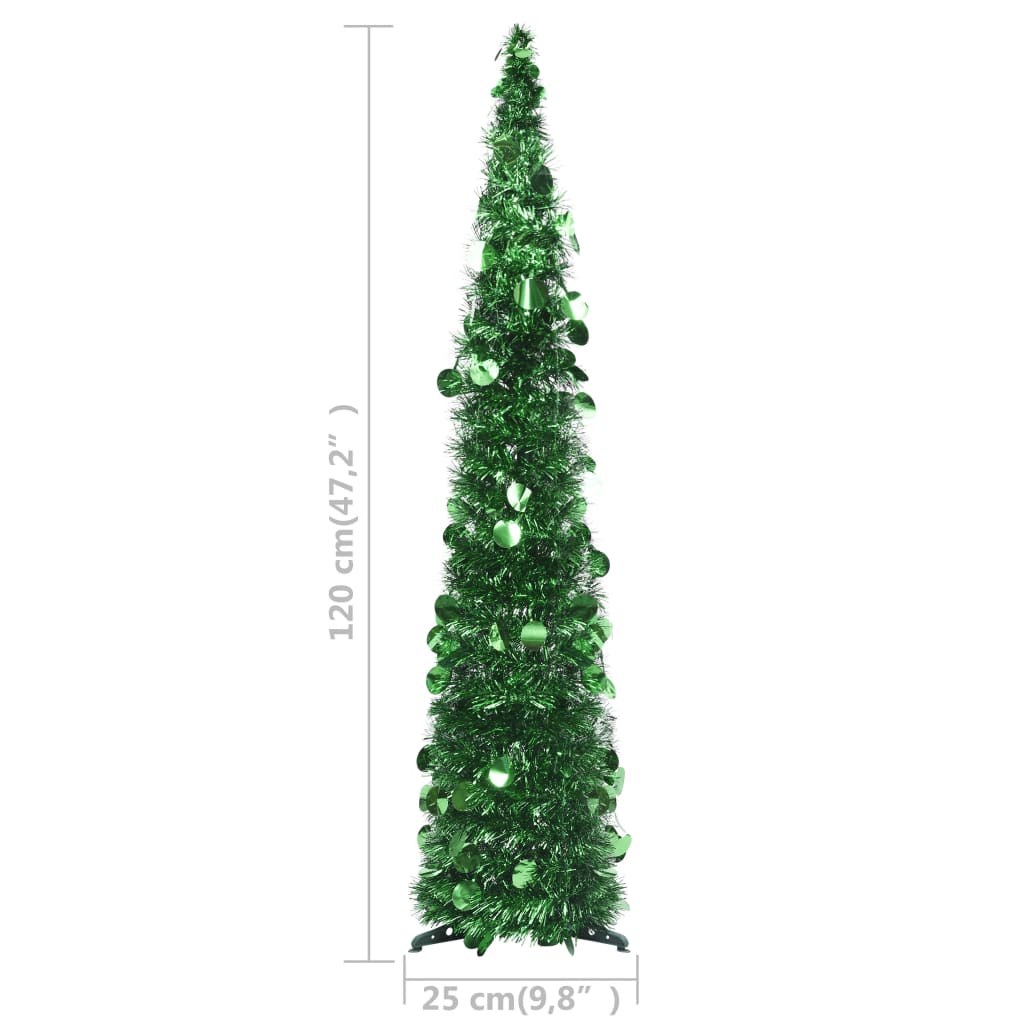 Künstlicher Pop-Up-Weihnachtsbaum Grün 120 cm PET - Pazzar.ch