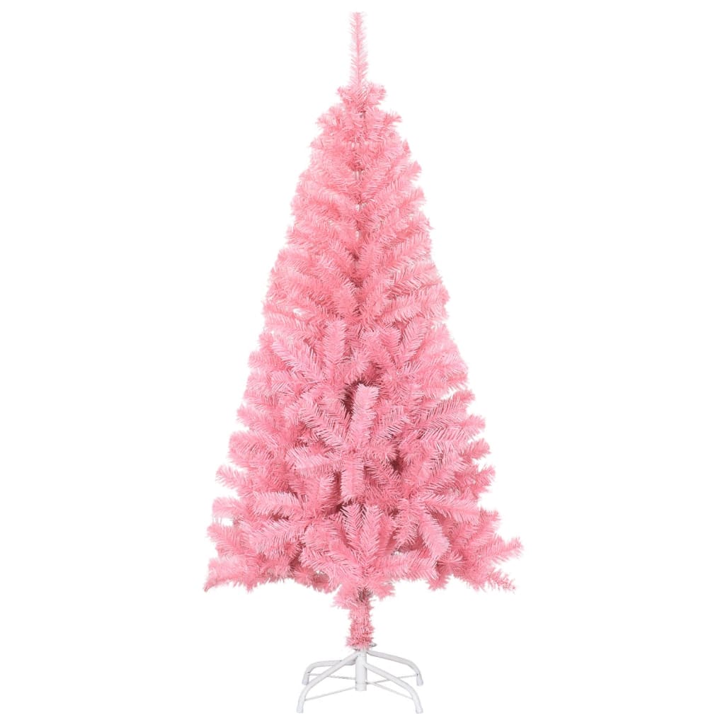 Künstlicher Weihnachtsbaum mit Ständer Rosa 150 cm PVC - Pazzar.ch