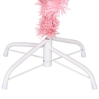 Künstlicher Weihnachtsbaum mit Ständer Rosa 150 cm PVC - Pazzar.ch