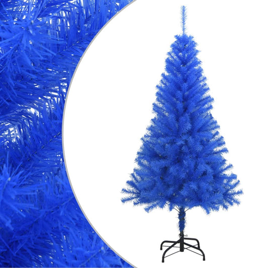 Künstlicher Weihnachtsbaum mit Ständer Blau 150 cm PVC - Pazzar.ch