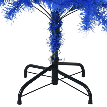 Künstlicher Weihnachtsbaum mit Ständer Blau 150 cm PVC - Pazzar.ch