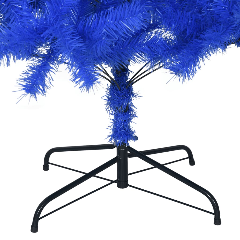 Künstlicher Weihnachtsbaum mit Ständer Blau 180 cm PVC - Pazzar.ch