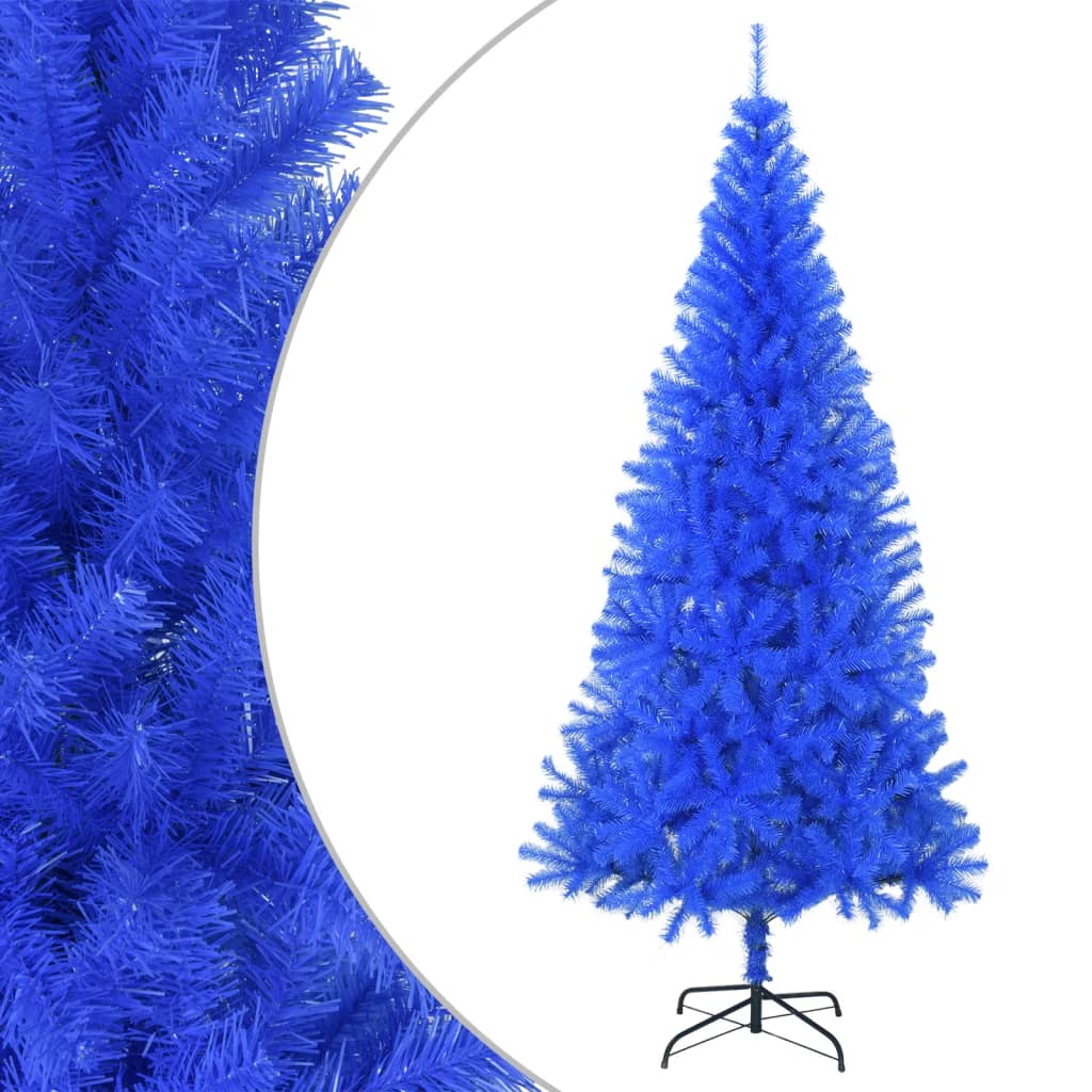 Künstlicher Weihnachtsbaum mit Ständer Blau 210 cm PVC - Pazzar.ch