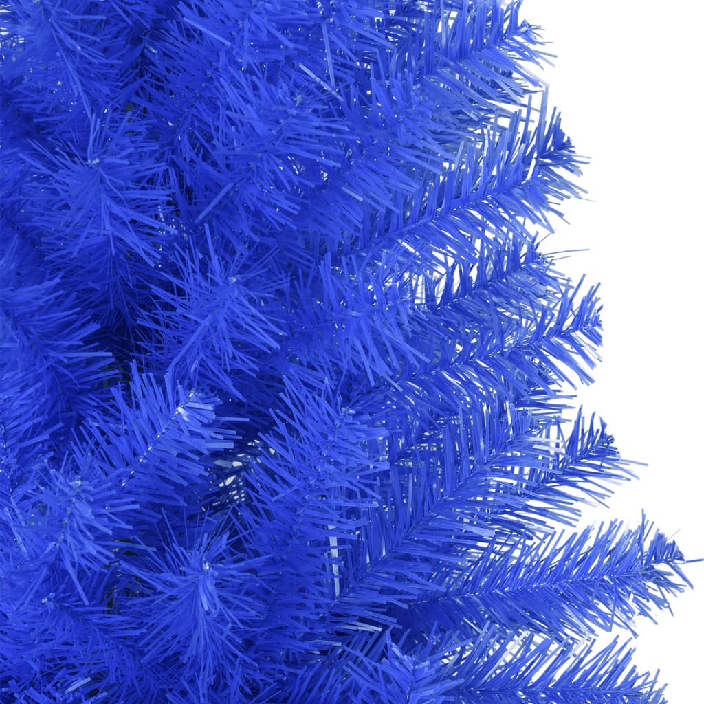 Künstlicher Weihnachtsbaum mit Ständer Blau 210 cm PVC