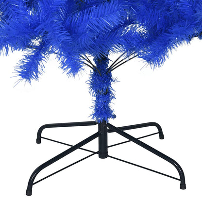 Künstlicher Weihnachtsbaum mit Ständer Blau 210 cm PVC - Pazzar.ch
