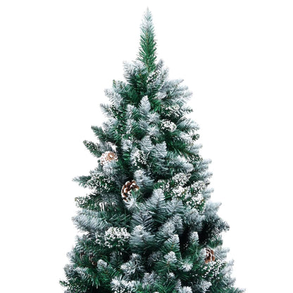 Künstlicher Weihnachtsbaum mit Zapfen und Schnee 240 cm - Pazzar.ch