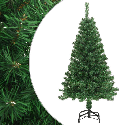 Künstlicher Weihnachtsbaum mit Dicken Zweigen Grün 150 cm PVC - Pazzar.ch