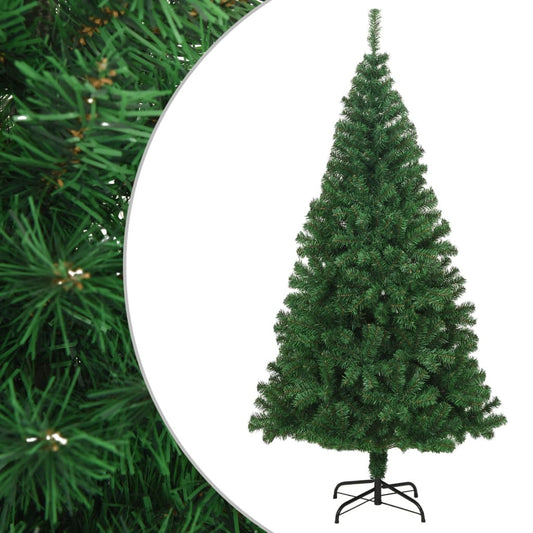 Künstlicher Weihnachtsbaum mit Dicken Zweigen Grün 180 cm PVC - Pazzar.ch