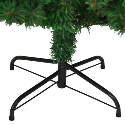 Künstlicher Weihnachtsbaum mit Dicken Zweigen Grün 180 cm PVC - Pazzar.ch