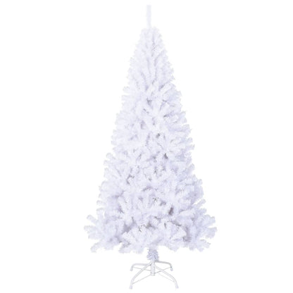 Künstlicher Weihnachtsbaum mit Dicken Zweigen Weiß 210 cm PVC - Pazzar.ch