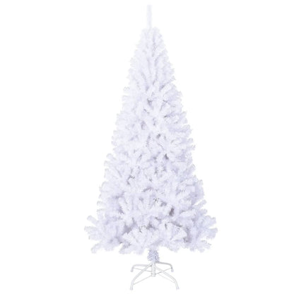 Künstlicher Weihnachtsbaum mit Dicken Zweigen Weiß 240 cm PVC - Pazzar.ch