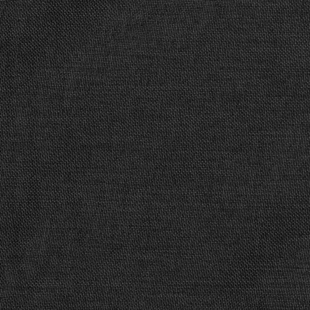 Verdunkelungsvorhang mit Haken Leinenoptik Anthrazit 290x245 cm - Pazzar.ch