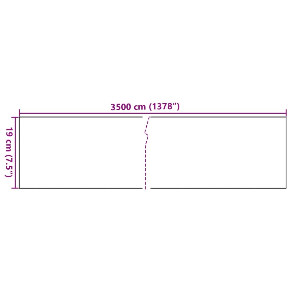 Garten-Sichtschutz 4 Stk. PVC 35x0,19 m Matt-Hellgrau - Pazzar.ch