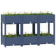 Hochbeet 120x40x71 cm Polypropylen