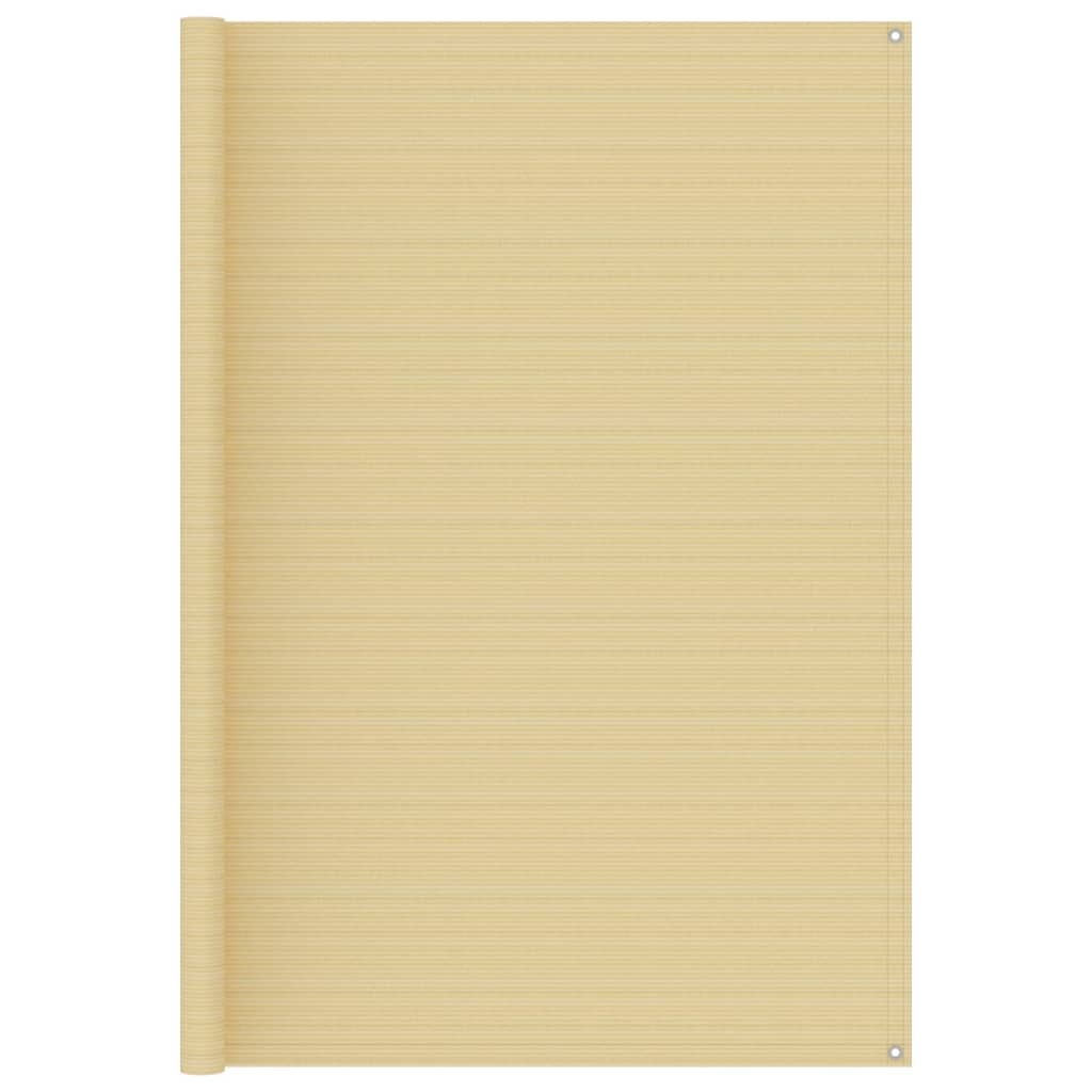 Zeltteppich Beige 250x200 cm HDPE - Pazzar.ch