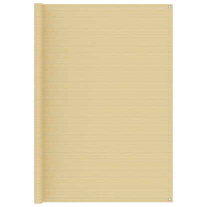 Zeltteppich Beige 250x200 cm HDPE - Pazzar.ch