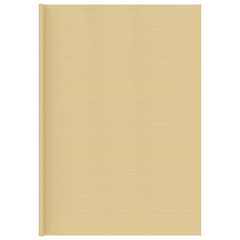 Zeltteppich Beige 400x800 cm HDPE - Pazzar.ch