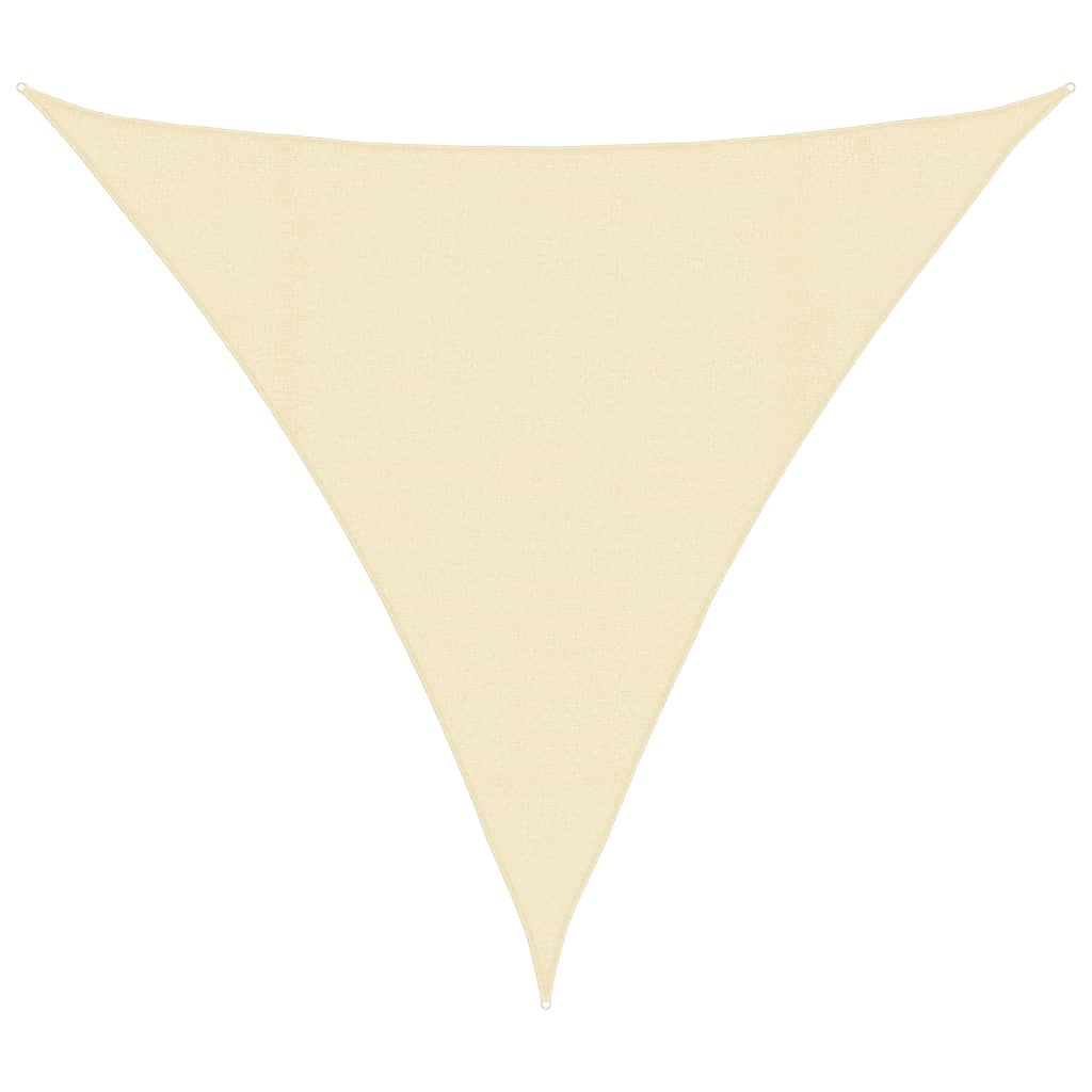 Sonnensegel 160 g/m² Creme 4x4x4 m HDPE - Pazzar.ch