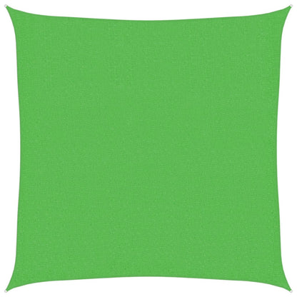 Sonnensegel 160 g/m² Hellgrün 3,6x3,6 m HDPE - Pazzar.ch