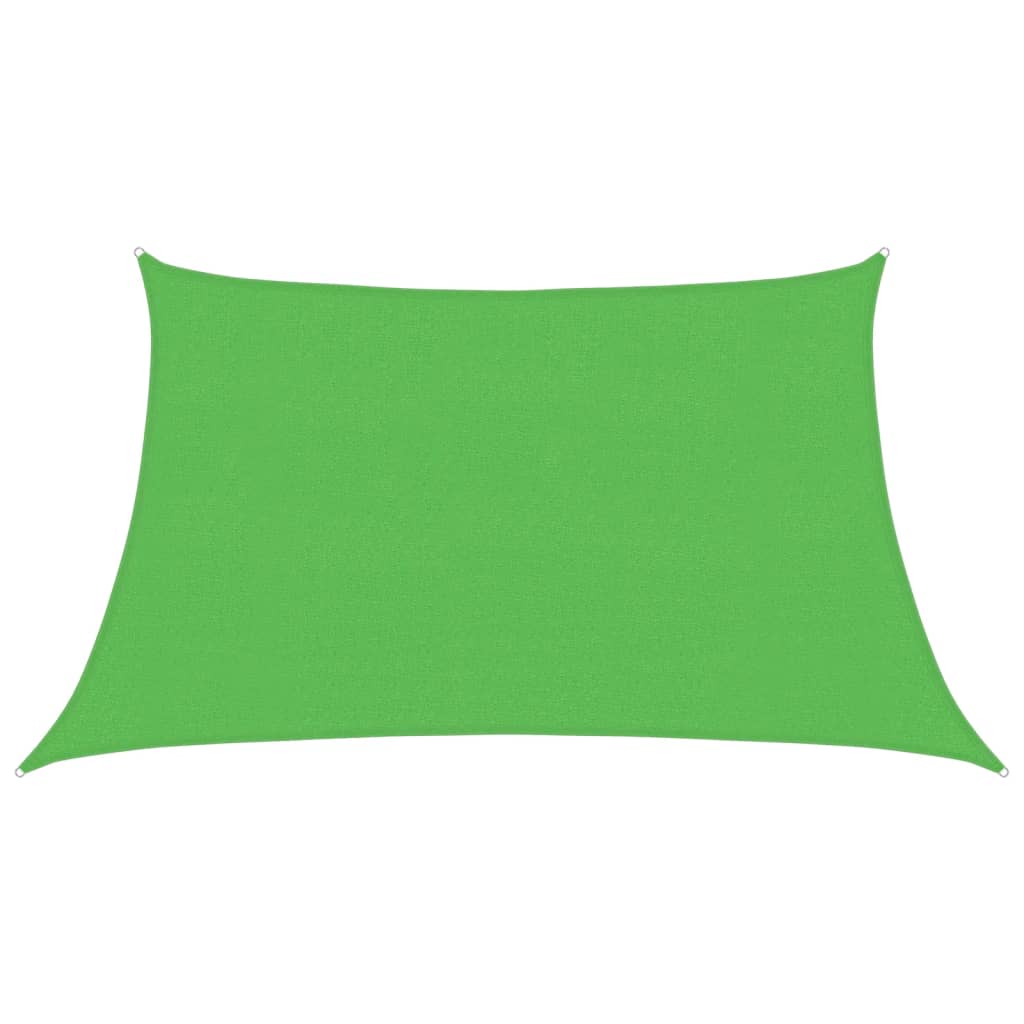 Sonnensegel 160 g/m² Hellgrün 3/4x2 m HDPE - Pazzar.ch