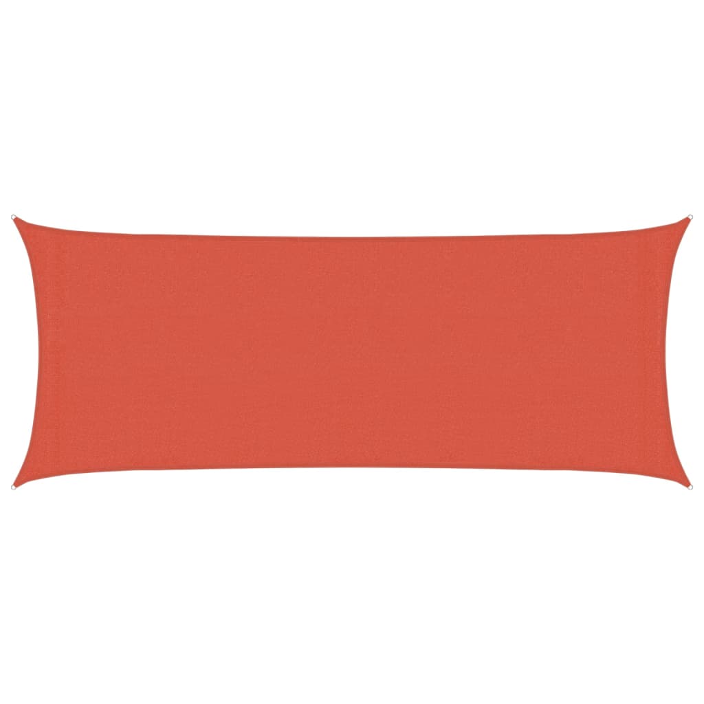 Sonnensegel 160 g/m² Terrakottarot 2x4,5 m HDPE - Pazzar.ch