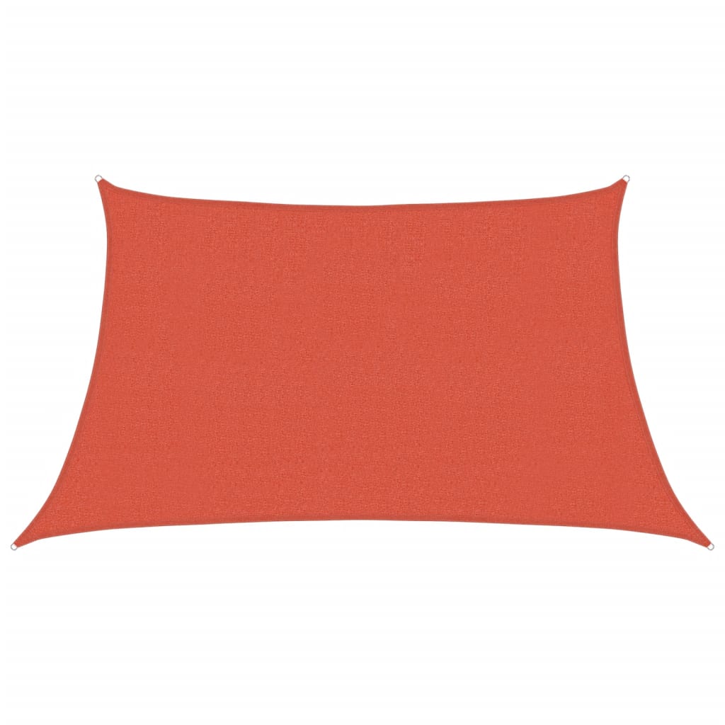 Sonnensegel 160 g/m² Terrakottarot 3/4x2 m HDPE - Pazzar.ch
