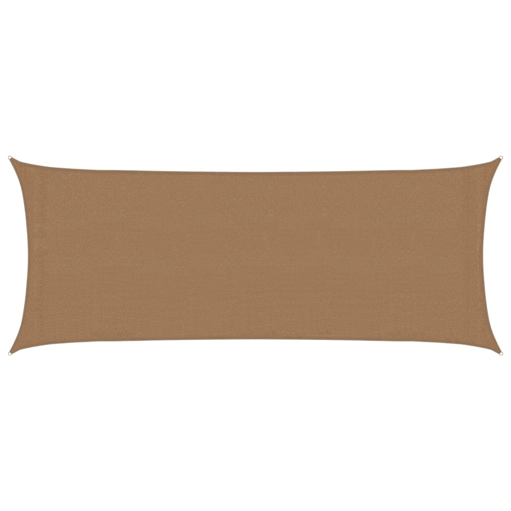 Sonnensegel 160 g/m² Taupe 2x4,5 m HDPE