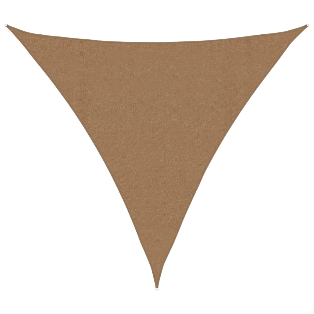 Sonnensegel 160 g/m² Taupe 4x4x4 m HDPE - Pazzar.ch