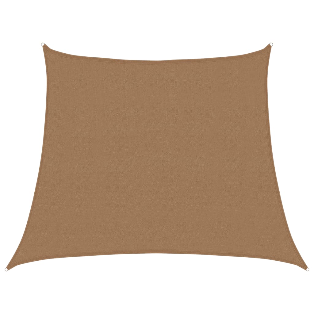 Sonnensegel 160 g/m² Taupe 3/4x3 m HDPE - Pazzar.ch