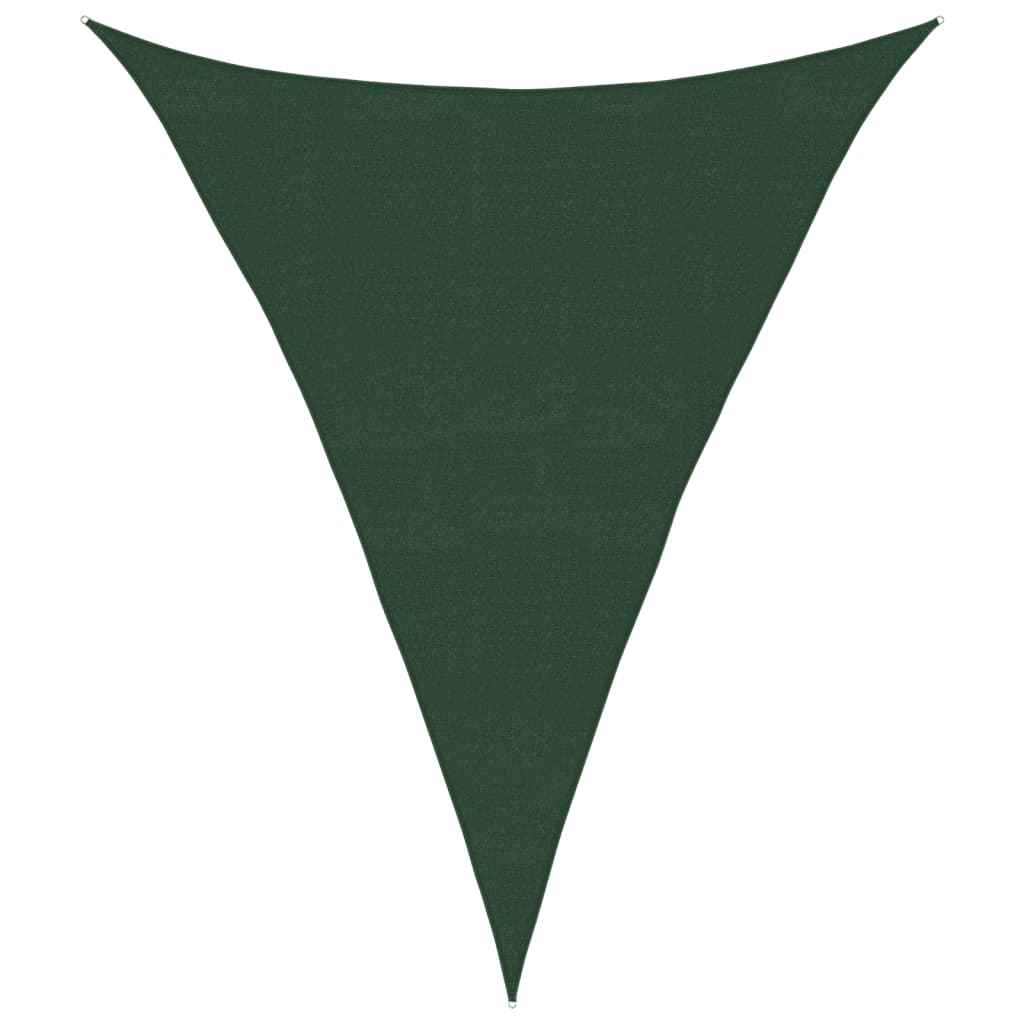 Sonnensegel 160 g/m² Dunkelgrün 4x5x5 m HDPE - Pazzar.ch