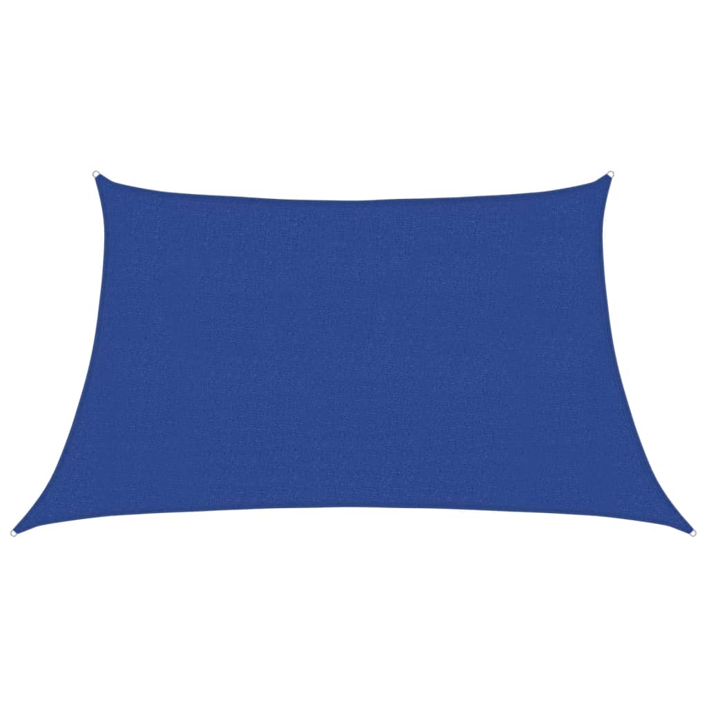 Sonnensegel 160 g/m² Blau 3/4x2 m HDPE - Pazzar.ch