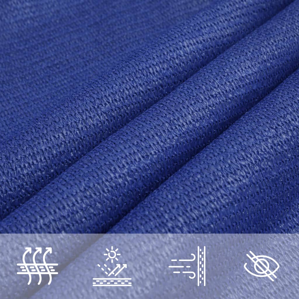 Sonnensegel 160 g/m² Blau 3/4x2 m HDPE - Pazzar.ch