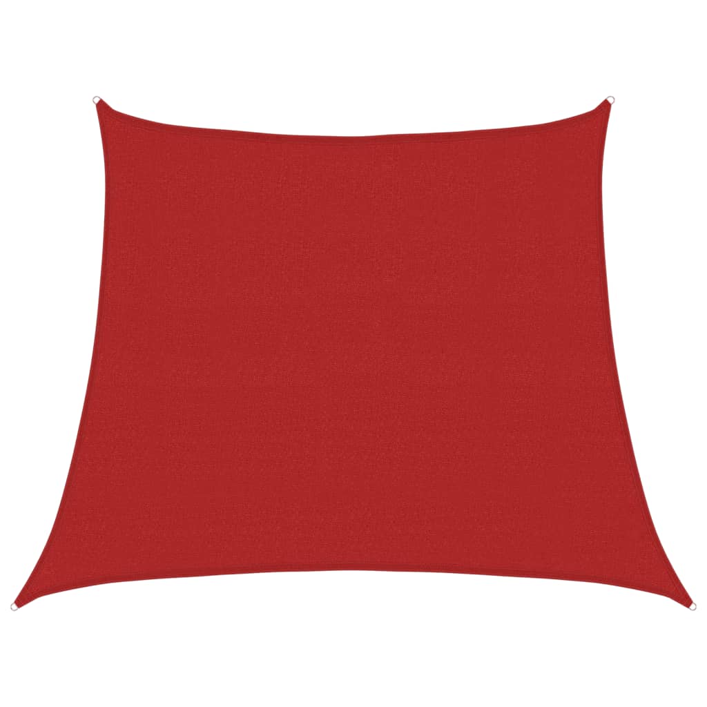 Sonnensegel 160 g/m² Rot 3/4x3 m HDPE - Pazzar.ch