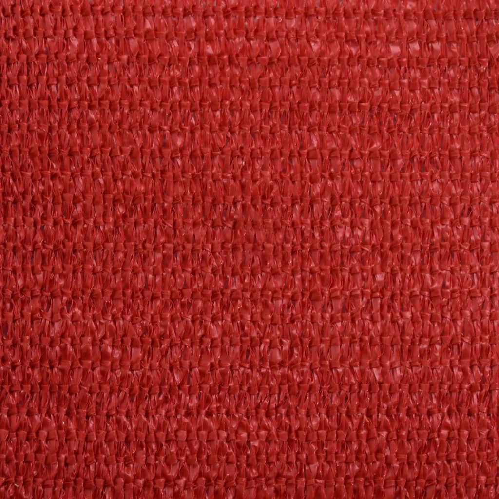 Sonnensegel 160 g/m² Rot 3/4x3 m HDPE - Pazzar.ch
