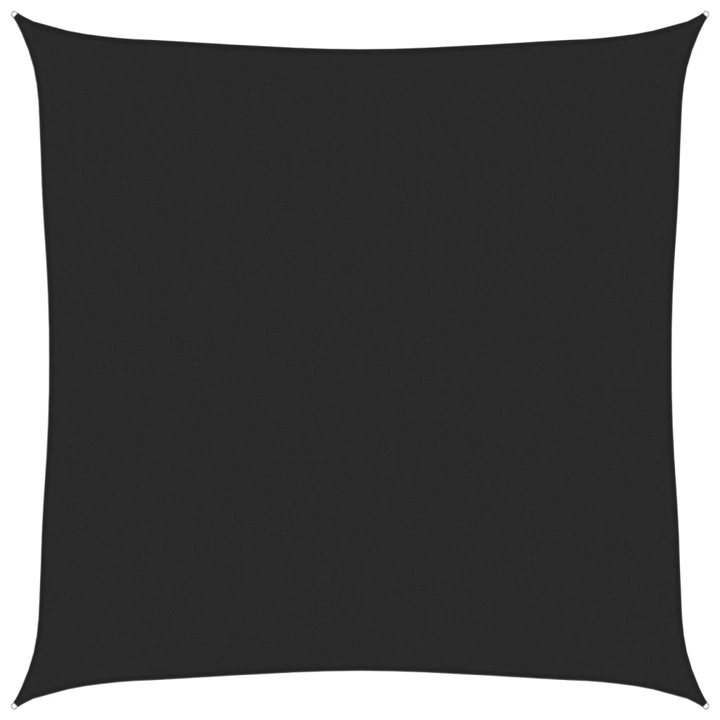 Sonnensegel 160 g/m² Schwarz 4,5x4,5 m HDPE - Pazzar.ch