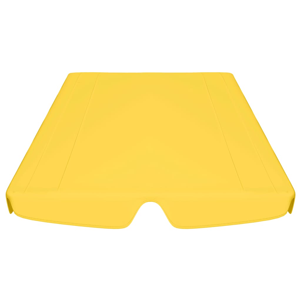Ersatzdach für Hollywoodschaukel Gelb 188/168x145/110 cm