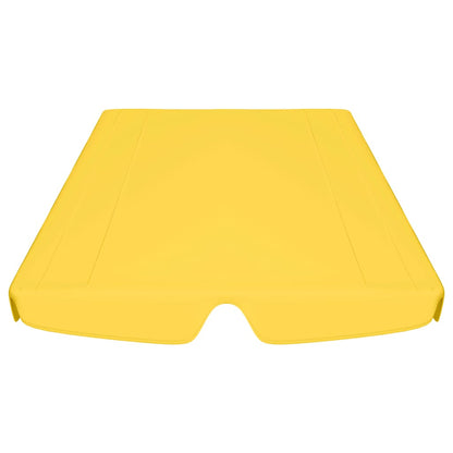 Ersatzdach für Hollywoodschaukel Gelb 188/168x145/110 cm