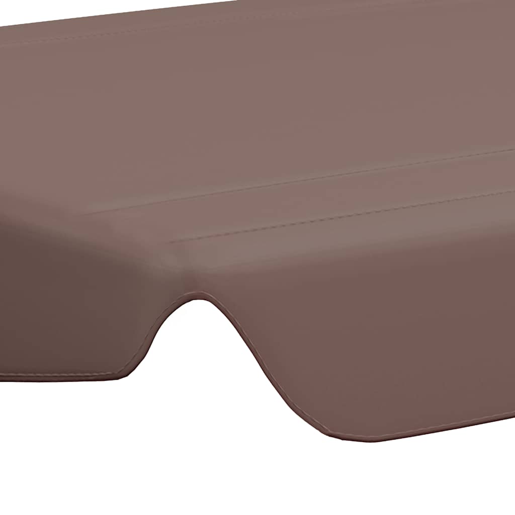 Ersatzdach für Hollywoodschaukel Braun 188/168x145/110 cm - Pazzar.ch