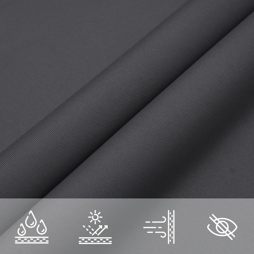 Sonnensegel Oxford-Gewebe Rechteckig 2x4,5 m Anthrazit - Pazzar.ch