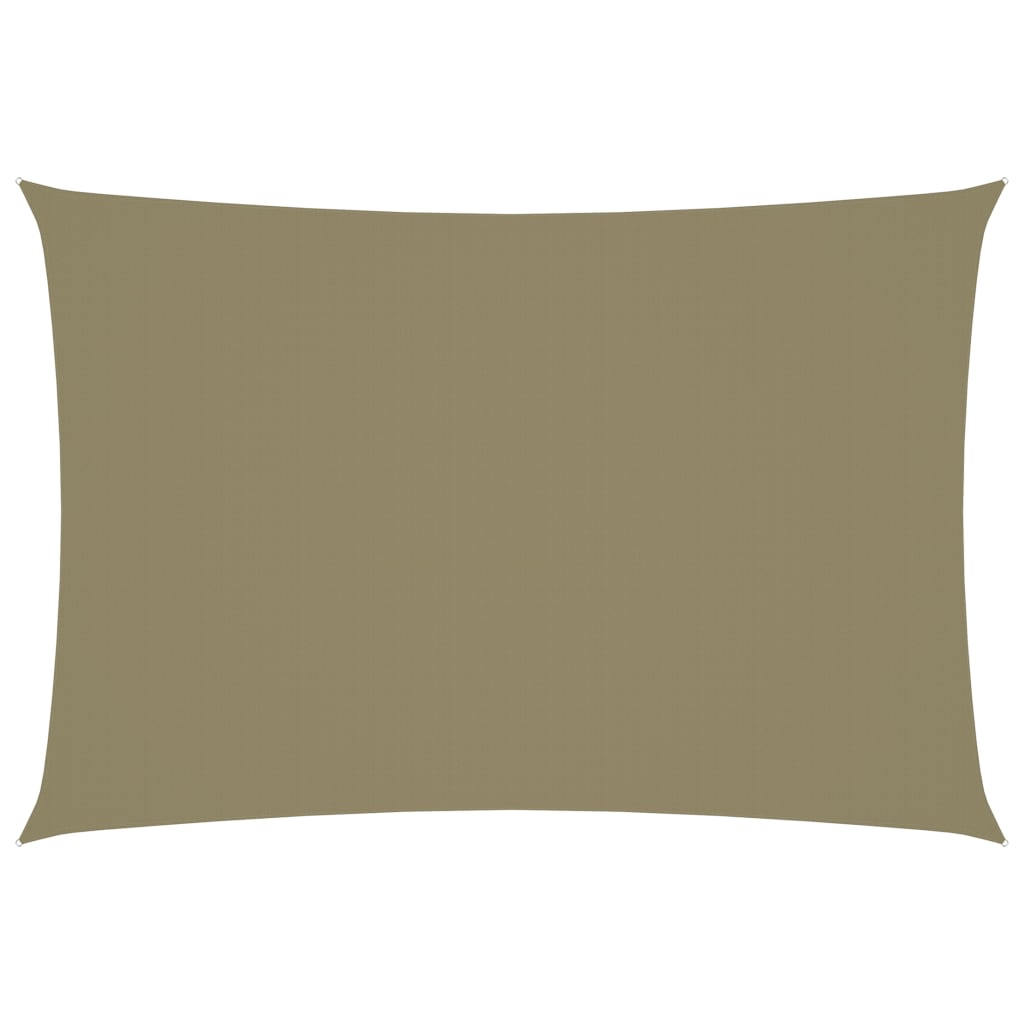 Sonnensegel Oxford-Gewebe Rechteckig 2,5x4,5 m Beige