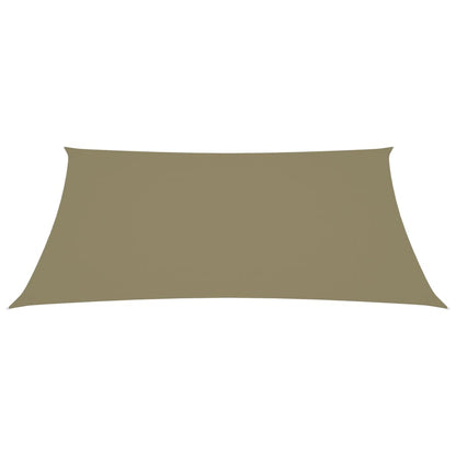 Sonnensegel Oxford-Gewebe Rechteckig 2,5x4,5 m Beige - Pazzar.ch