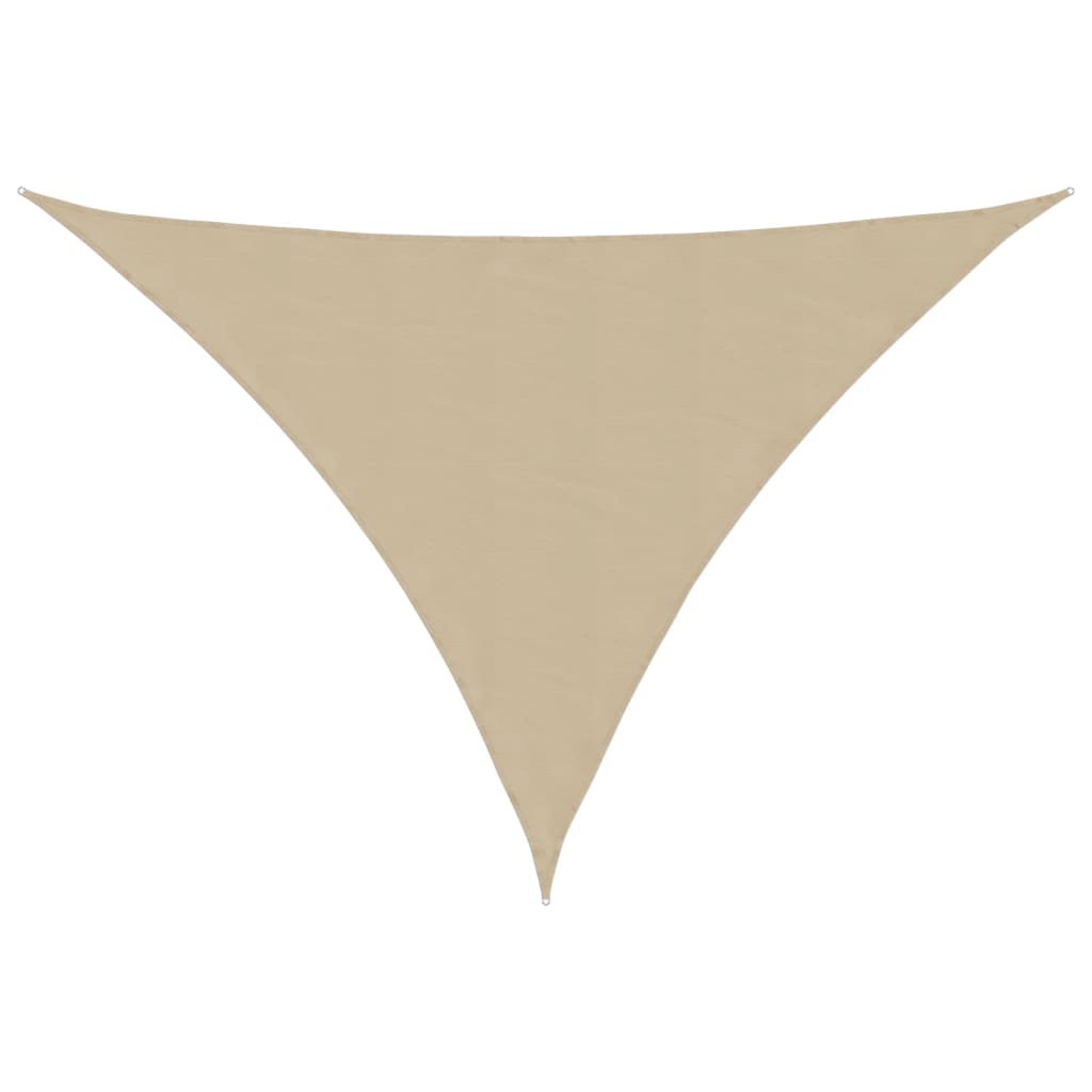 Sonnensegel Oxford-Gewebe Dreieckig 3,5x3,5x4,9 m Beige